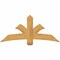 Ekena Millwork Davenport Rough Sawn Timber Gable Bracket, Western Red Cedar, 60"W x 27"H x 2"D x 6"F, 11/12 Pitch GBW060X27X0206DAV00RWR - alternate 1